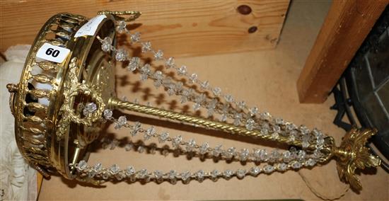 Electrolier with Jasperware pendants